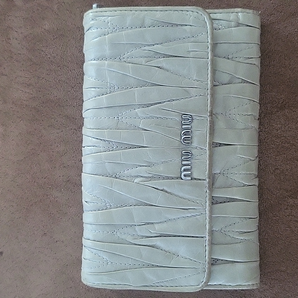 MiuMiu Matelasse Wallet